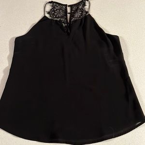 Sheer tank top blouse